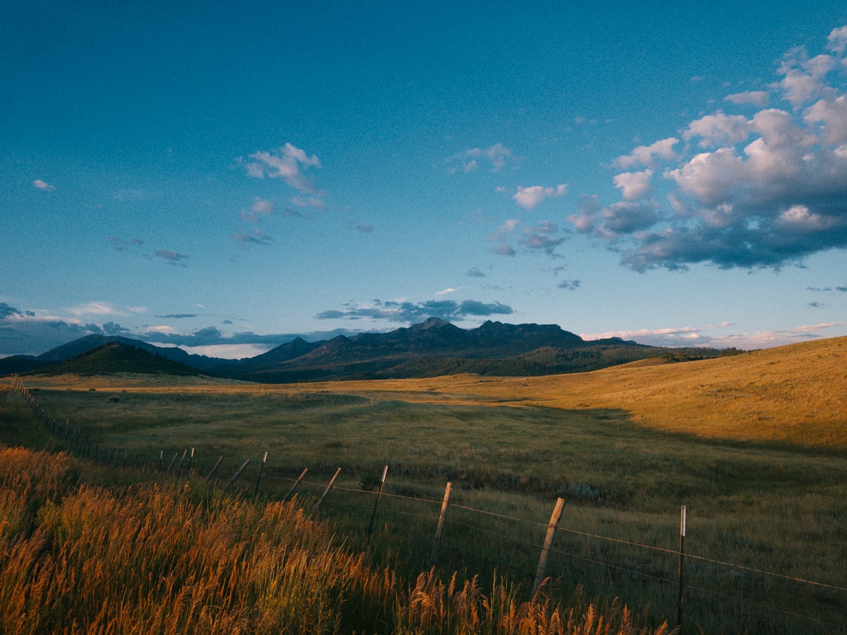 Pagosa Springs, Colorado, at Golden Hour